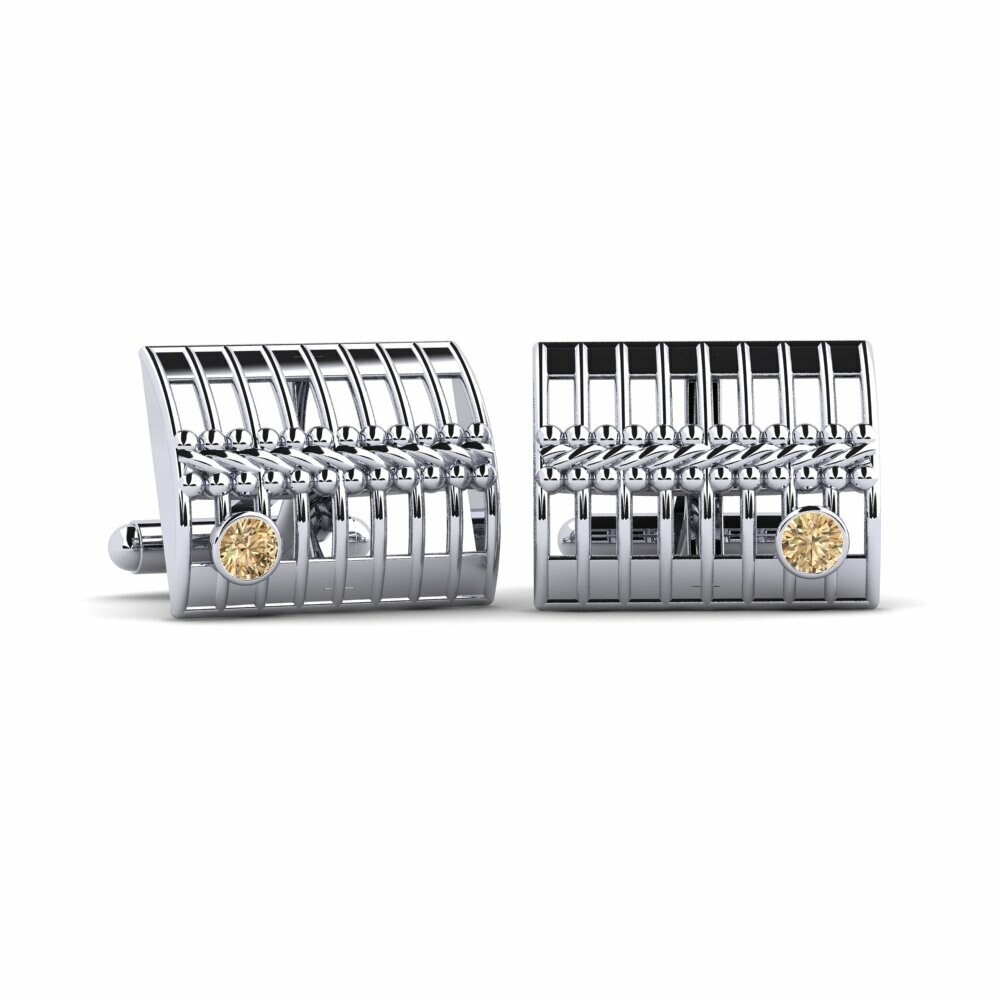 Brown Diamond Cufflink Cullison