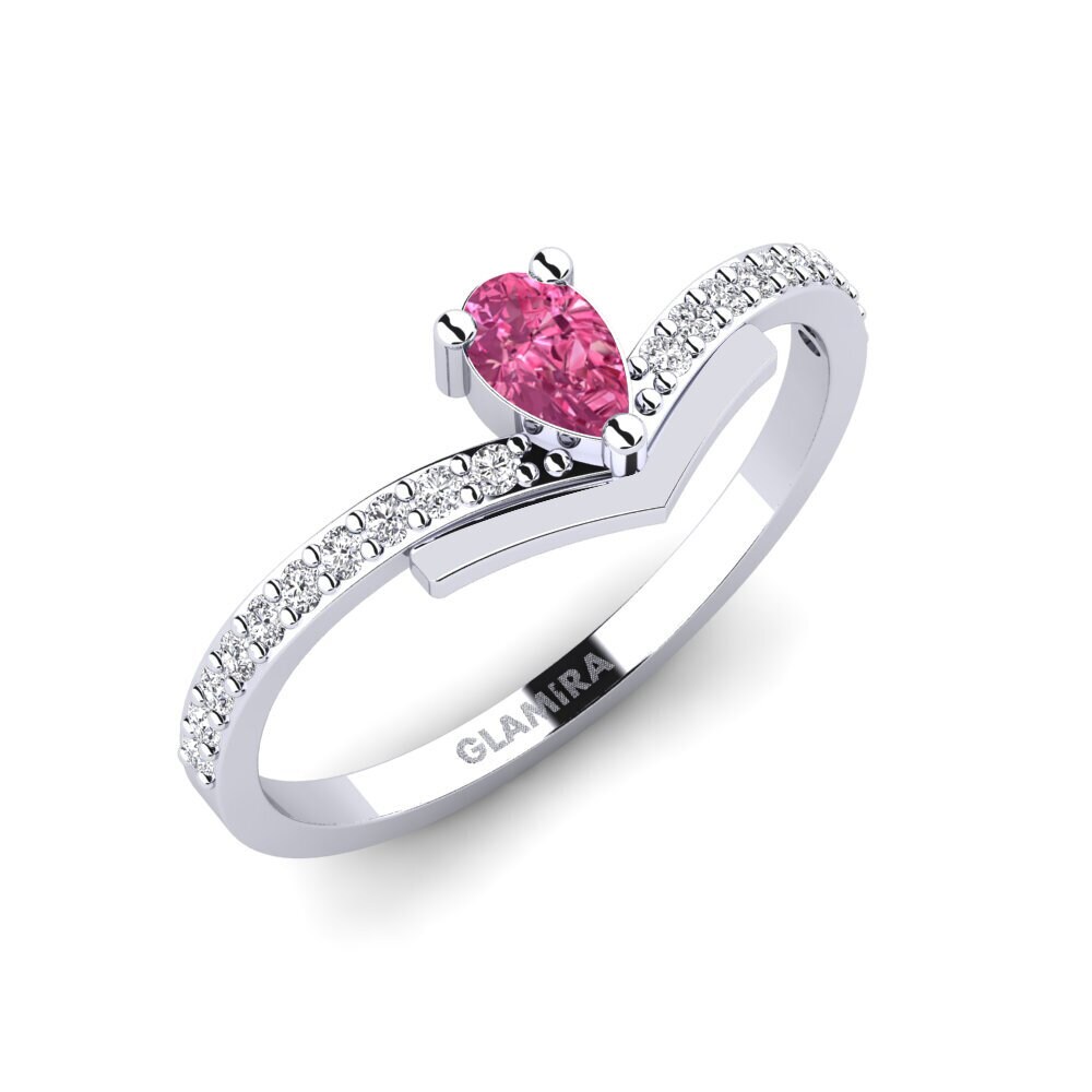 Pink Tourmaline Engagement Ring Culturally