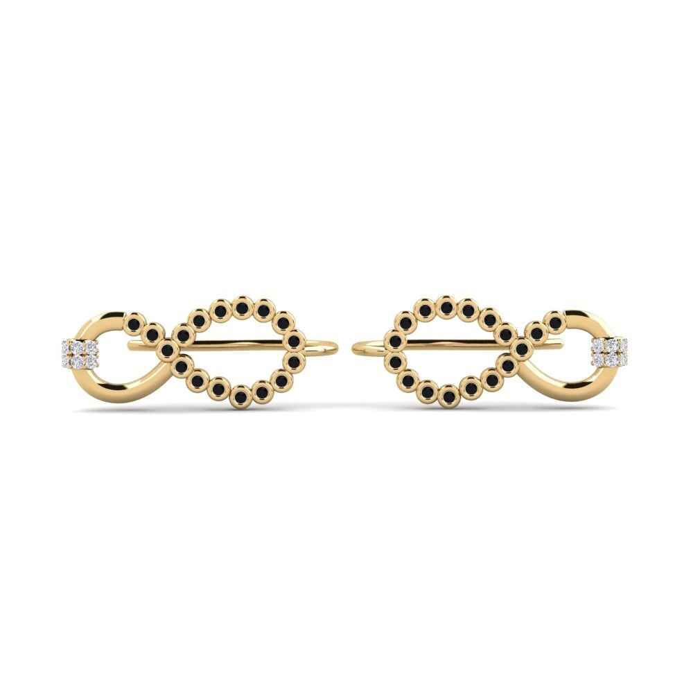 Black Sapphire Women's Earring Cunnart