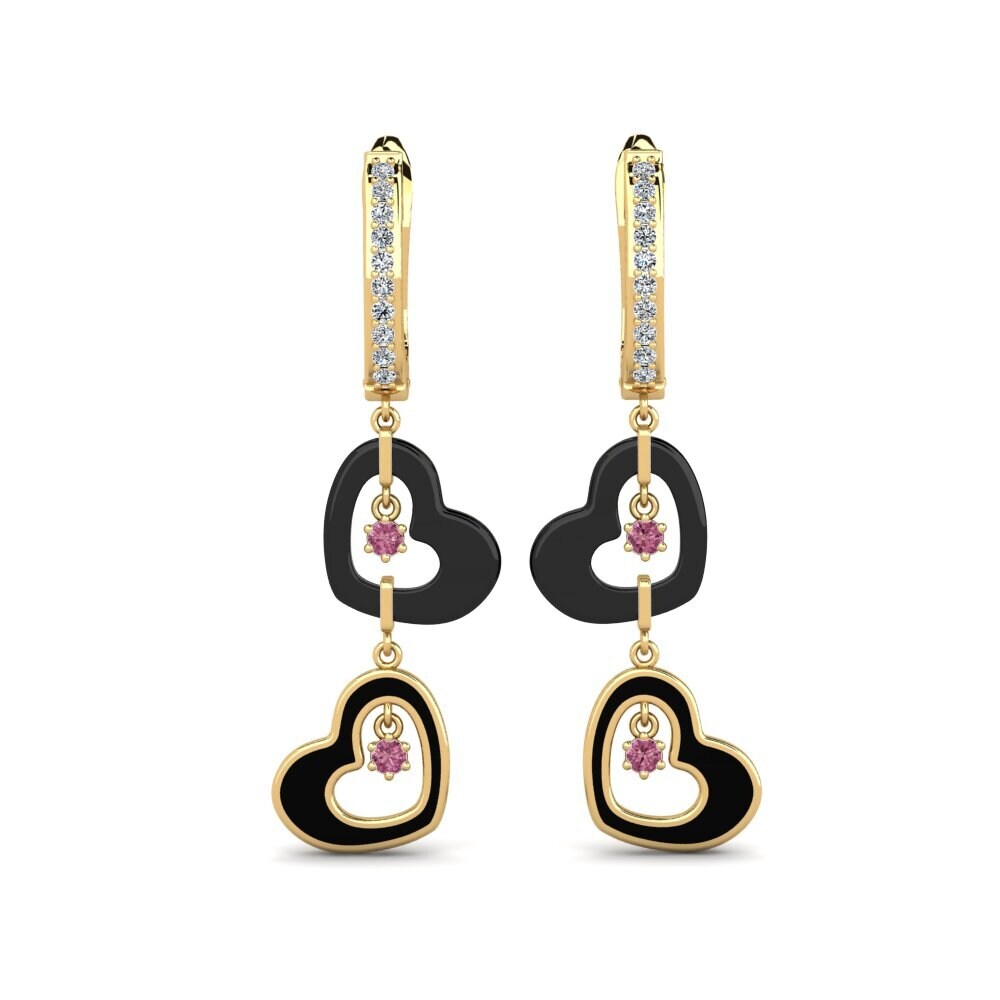 Rhodolite Garnet Women's Earring Cunniff