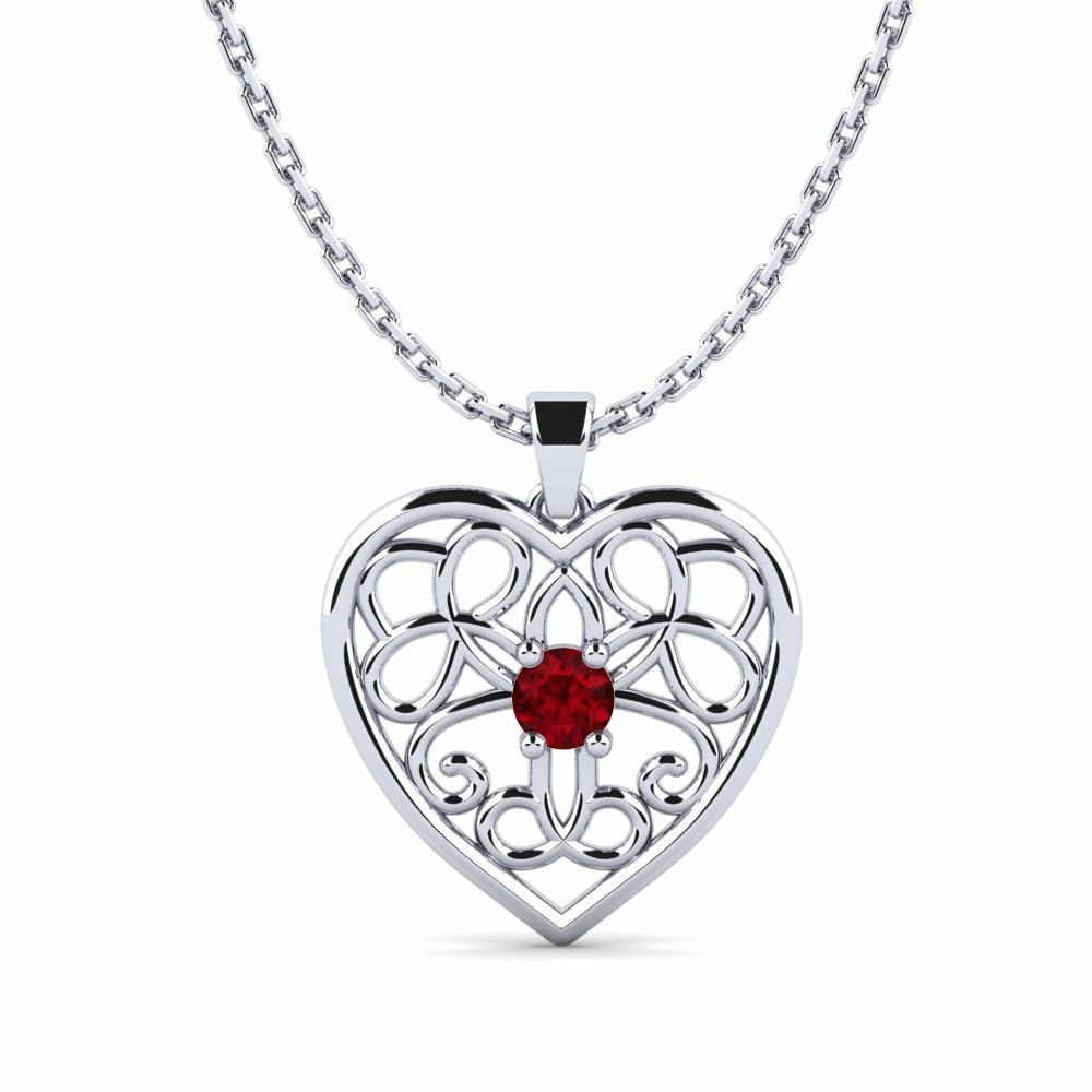 Ruby Pendant Cupide