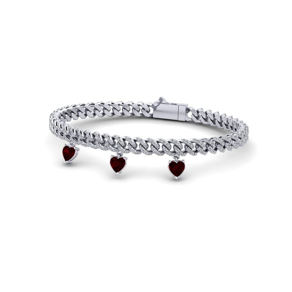 Garnet Women's Bracelet Curre