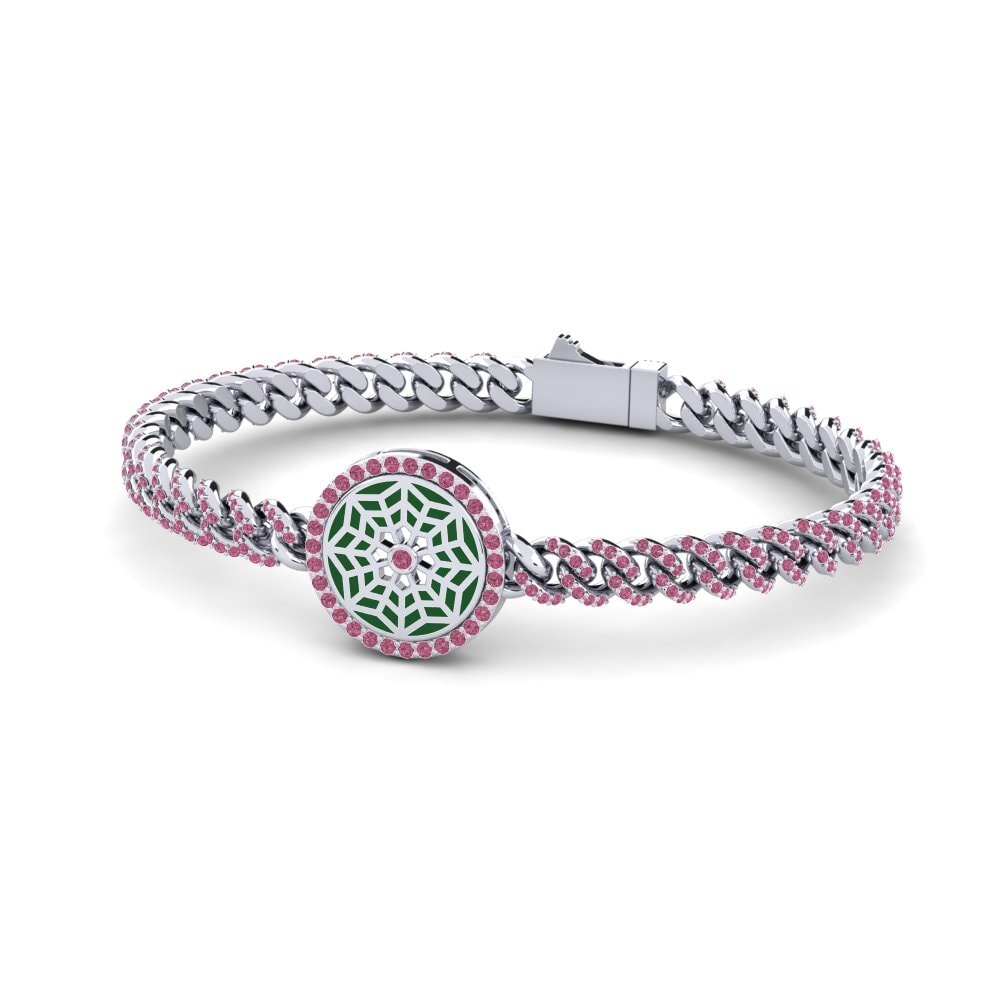 Rhodolite Garnet Women's Bracelet Currentte