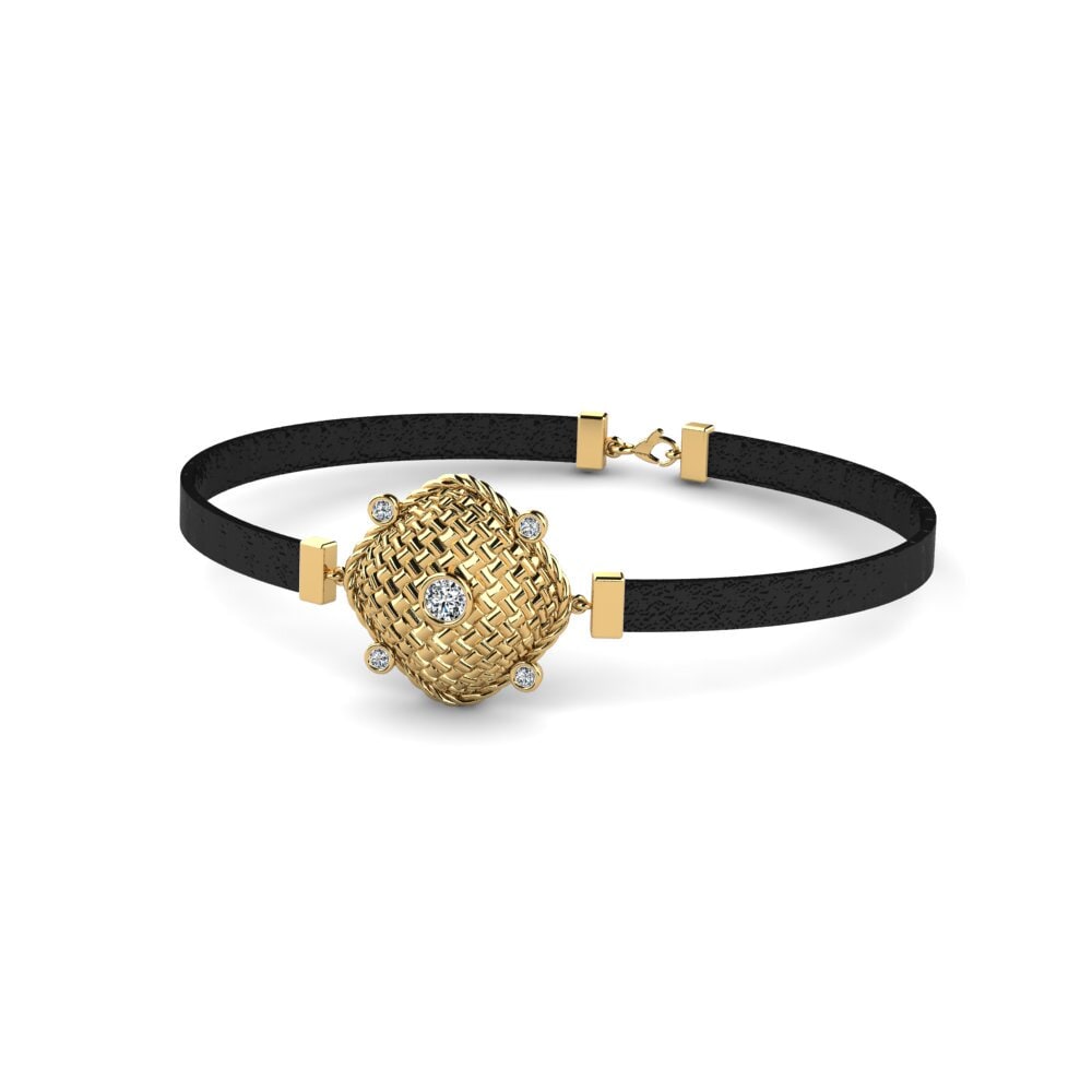 18ct Yellow Gold Men's Bracelet Cursola