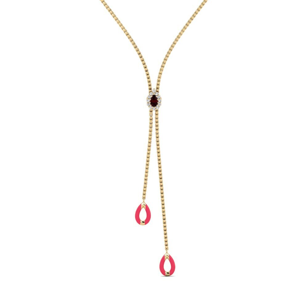 Garnet Women's Necklace Cusseta