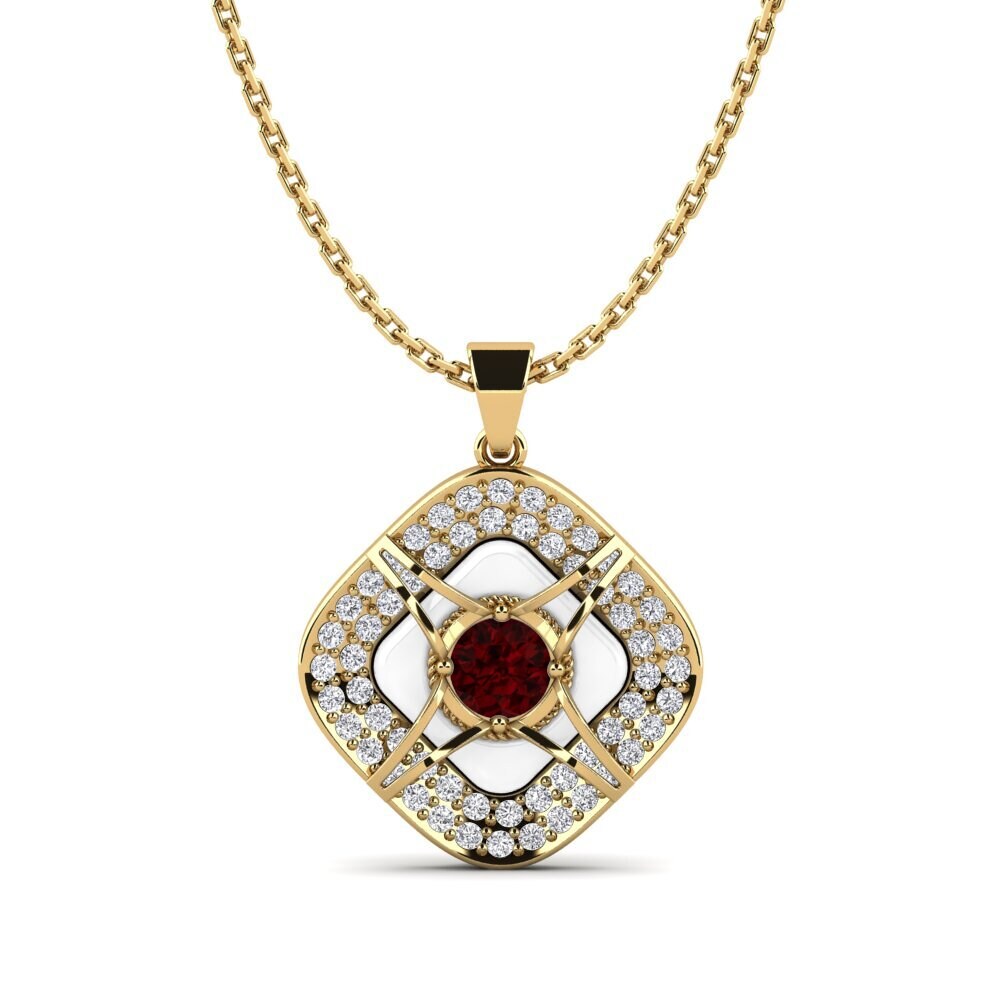 Garnet Women's Pendant Cusson