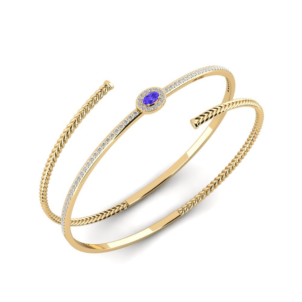 Tanzanite Bracelet jonc femme Cvijet