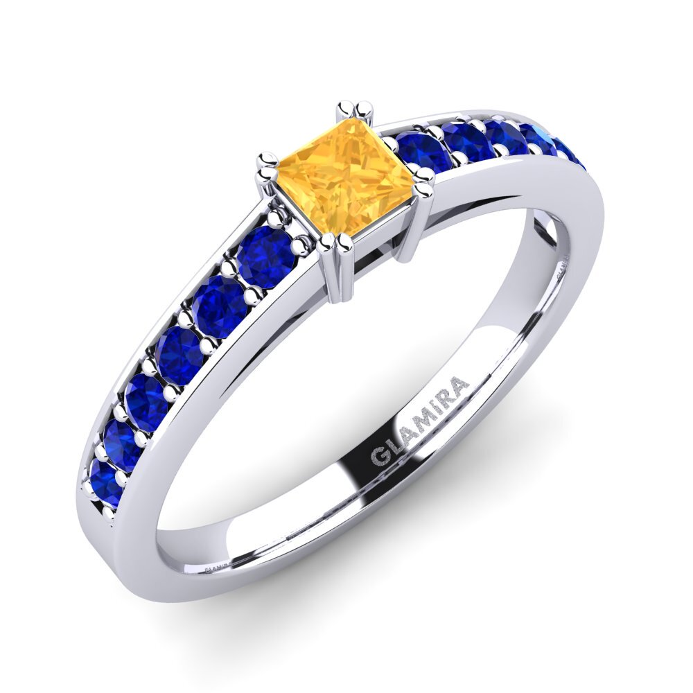 Citrine Engagement Ring Cynthia 0.27 crt