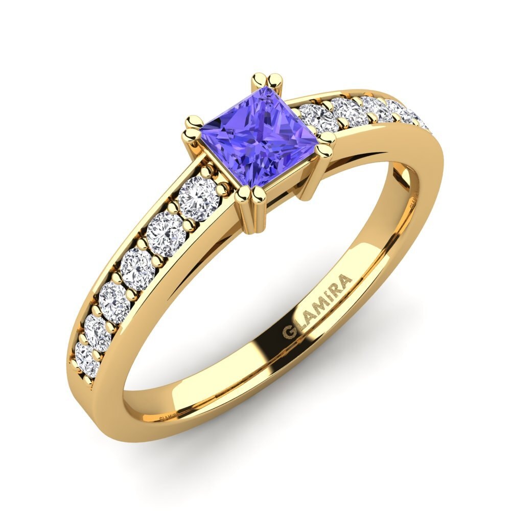 Tanzanite Engagement Ring Cynthia 0.4 crt