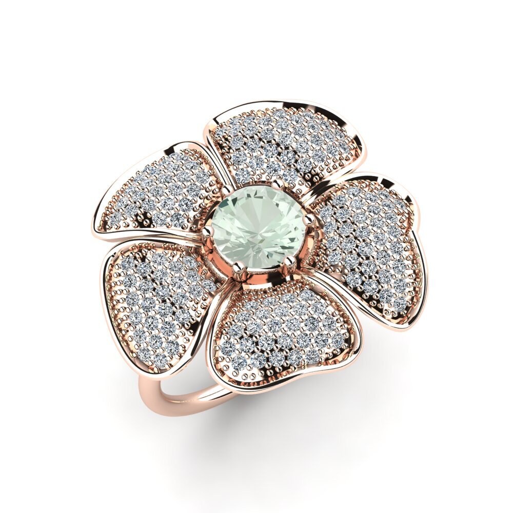 Green Amethyst Ring Cyrillus