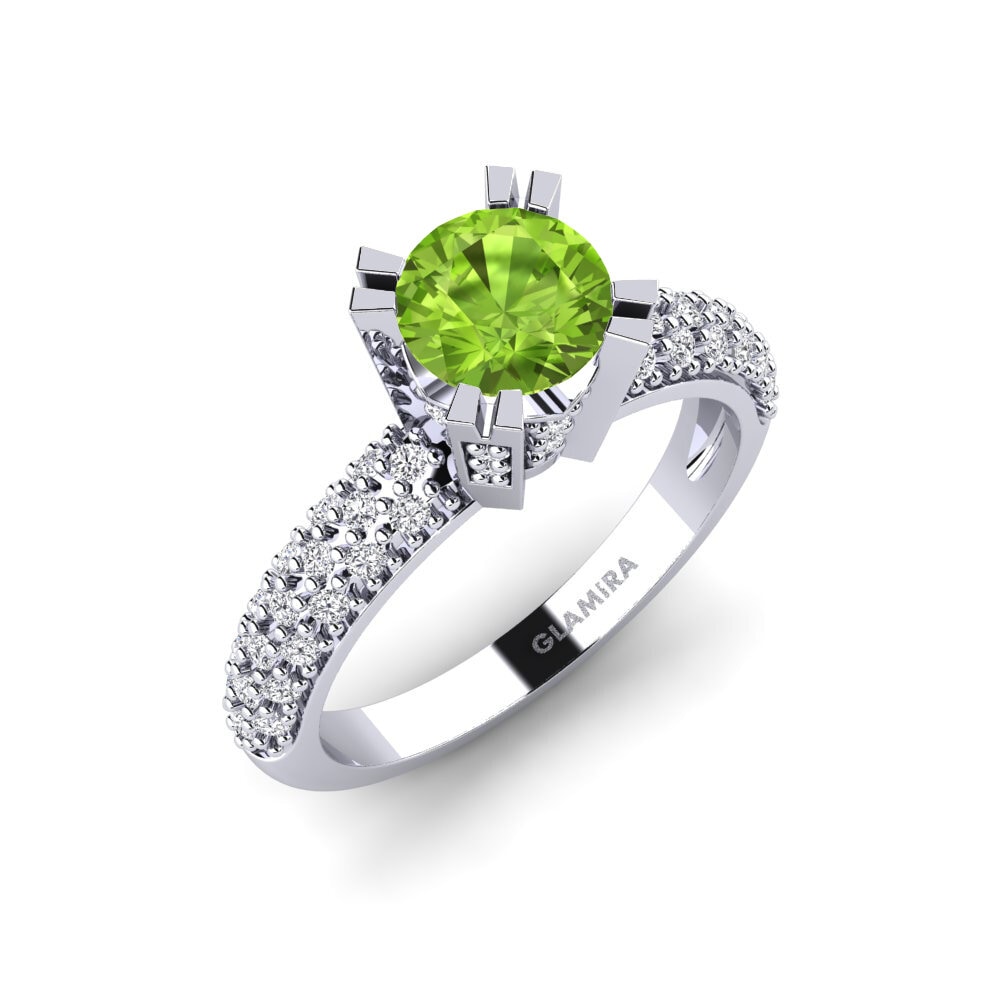 Peridot Bridal Set Swanky Ring A