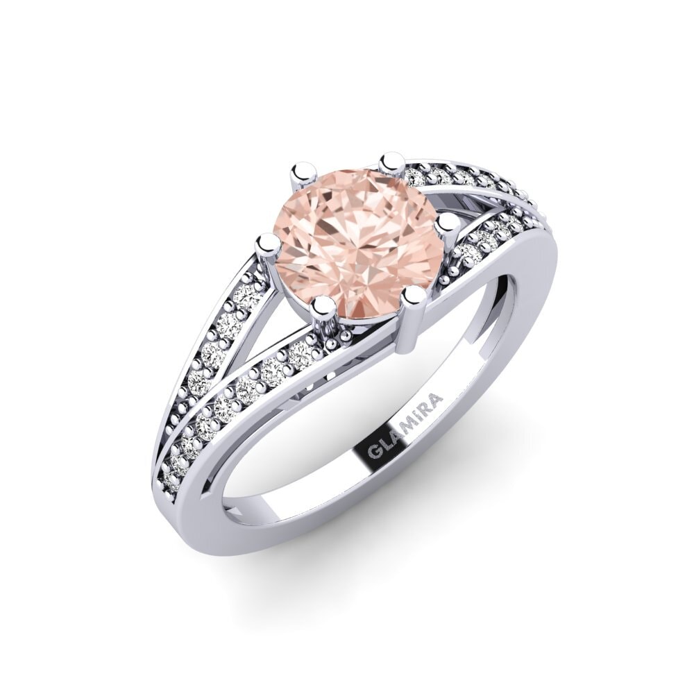 Morganite Ensemble de mariée Cuddly Bague A