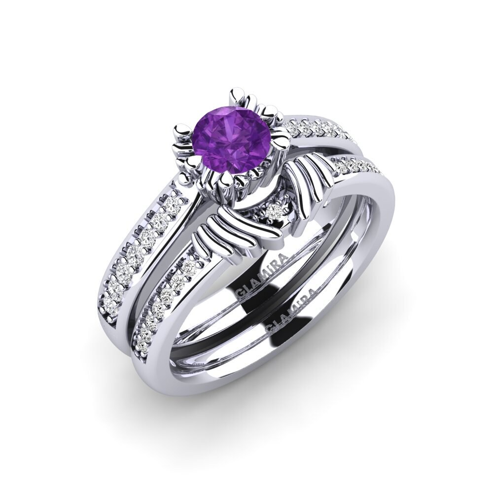 Amethyst Bridal Set Snazy
