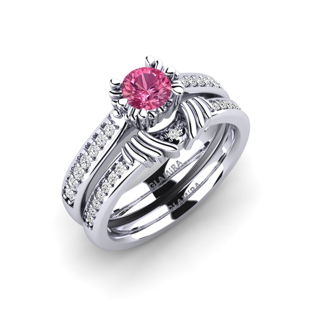 Pink Tourmaline Bridal Set Snazy