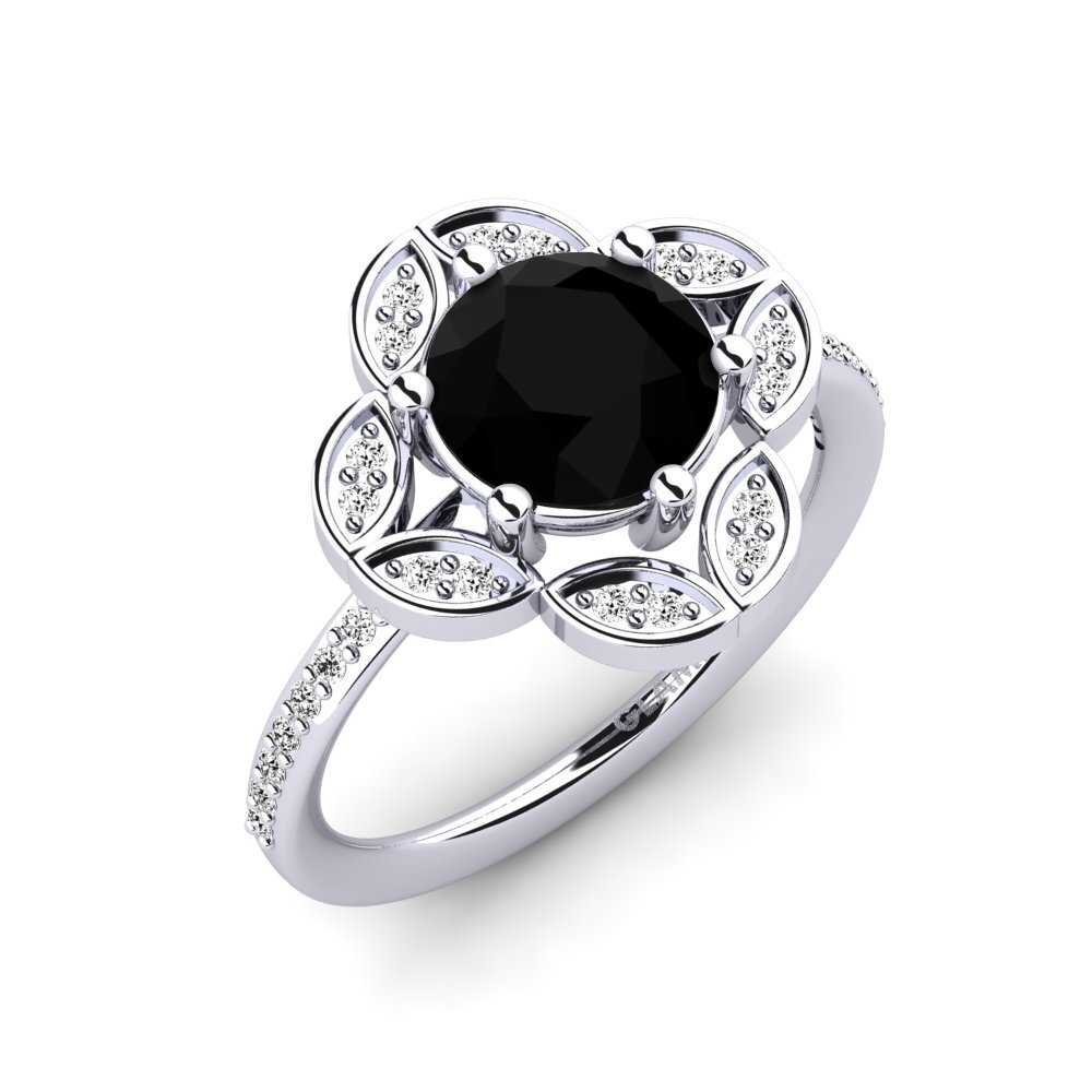 Schwarzer Onyx Ring Dabria
