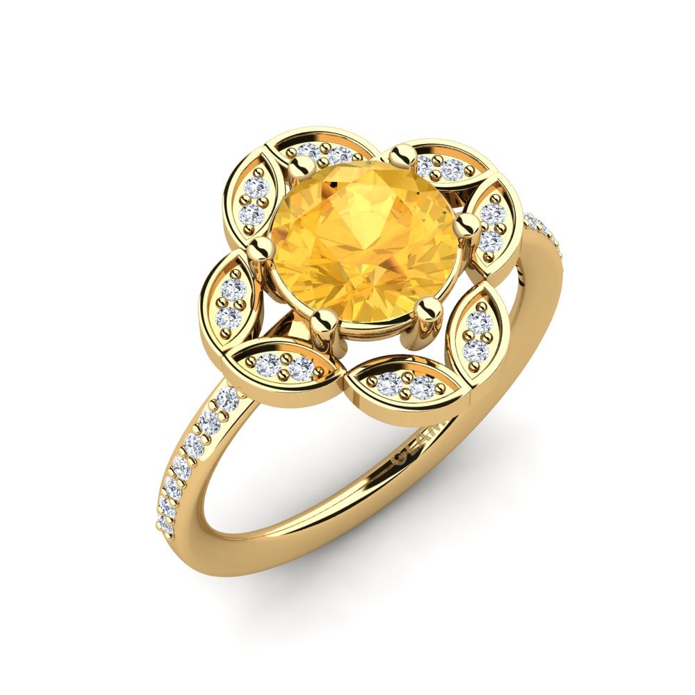Citrine Ring Dabria