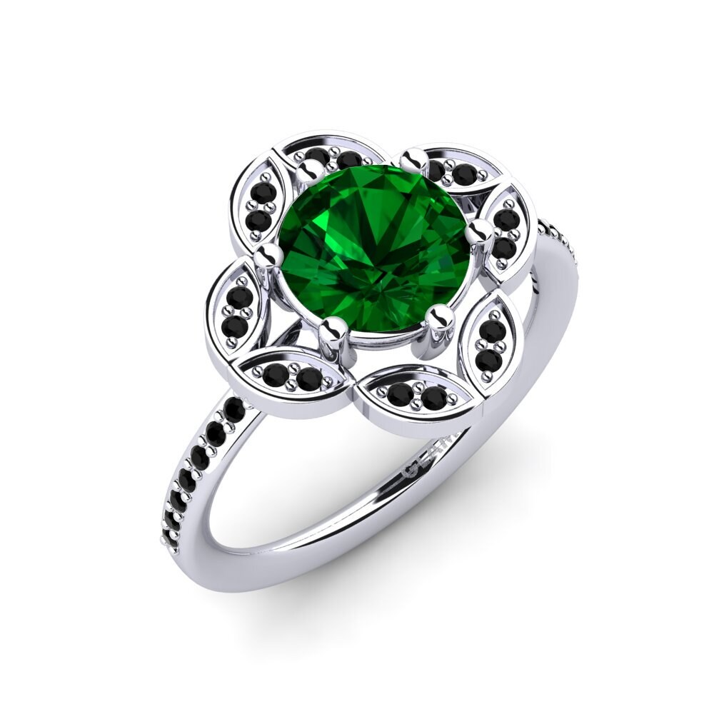 Grüner Zirkonia Ring Dabria
