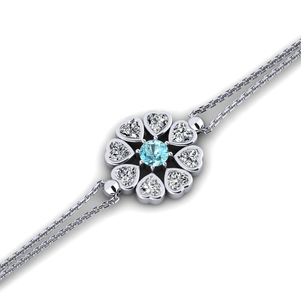 Blue Zircon Women's Bracelet Daces