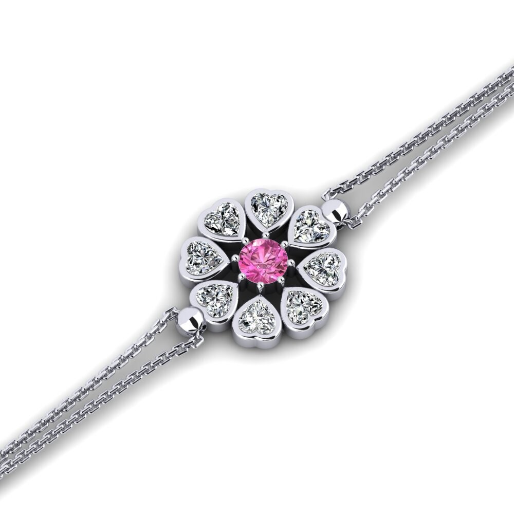 Pink Topaz Women's Bracelet Daces