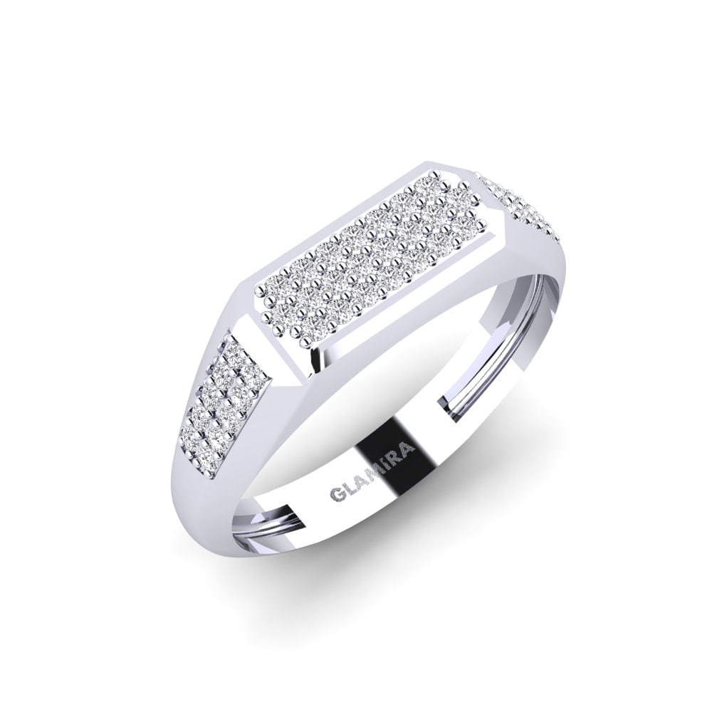 Lillefinger ring for menn Dagathoupoleos Diamant