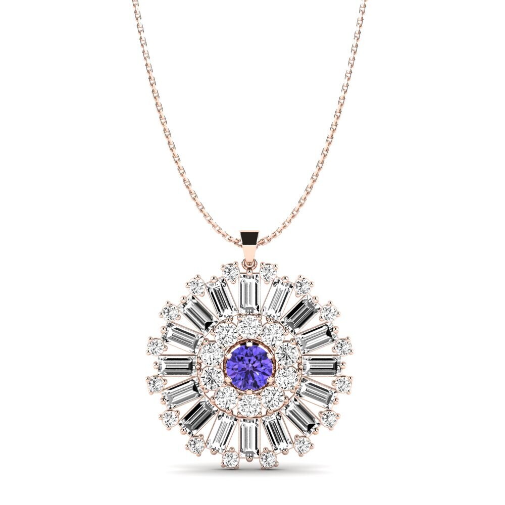 Tanzanite Pingente Feminino Dagr