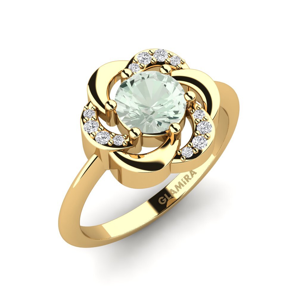 Green Amethyst Ring Dajana