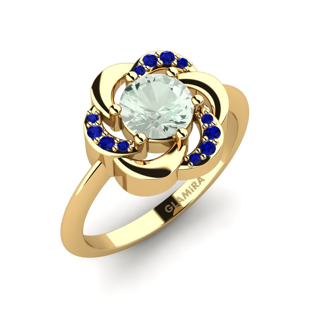 Green Amethyst Ring Dajana