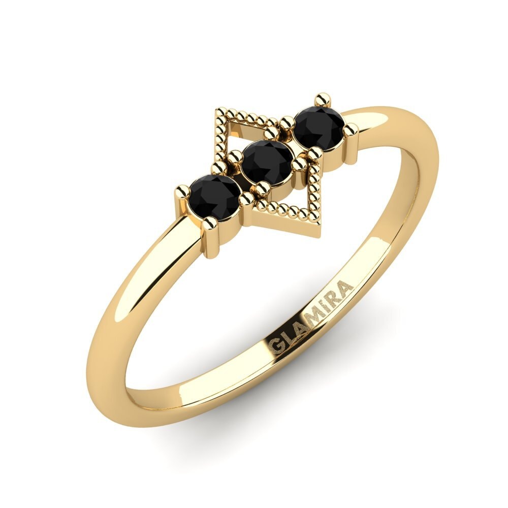 Black Diamond Pinky Ring Daletir