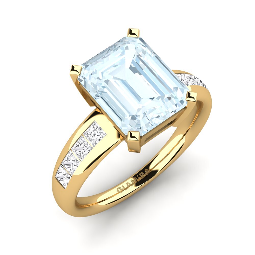 Aquamarine Engagement Ring Dalinda