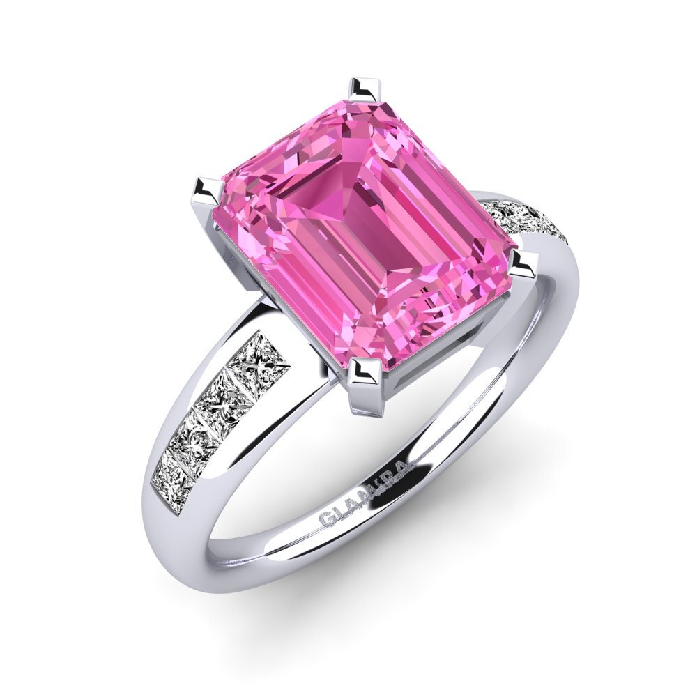 Topacio Rosa Anillo de compromiso Dalinda