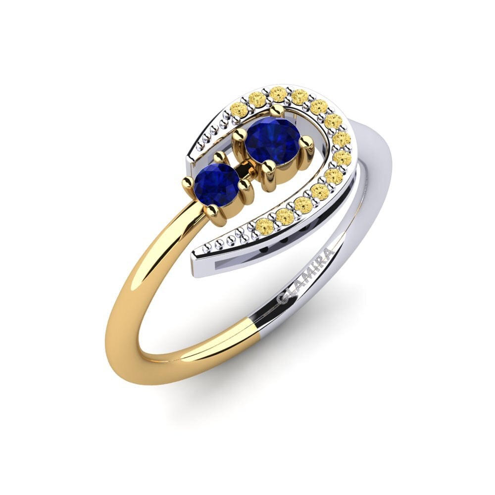 14k Yellow & White Gold Ring Damacia