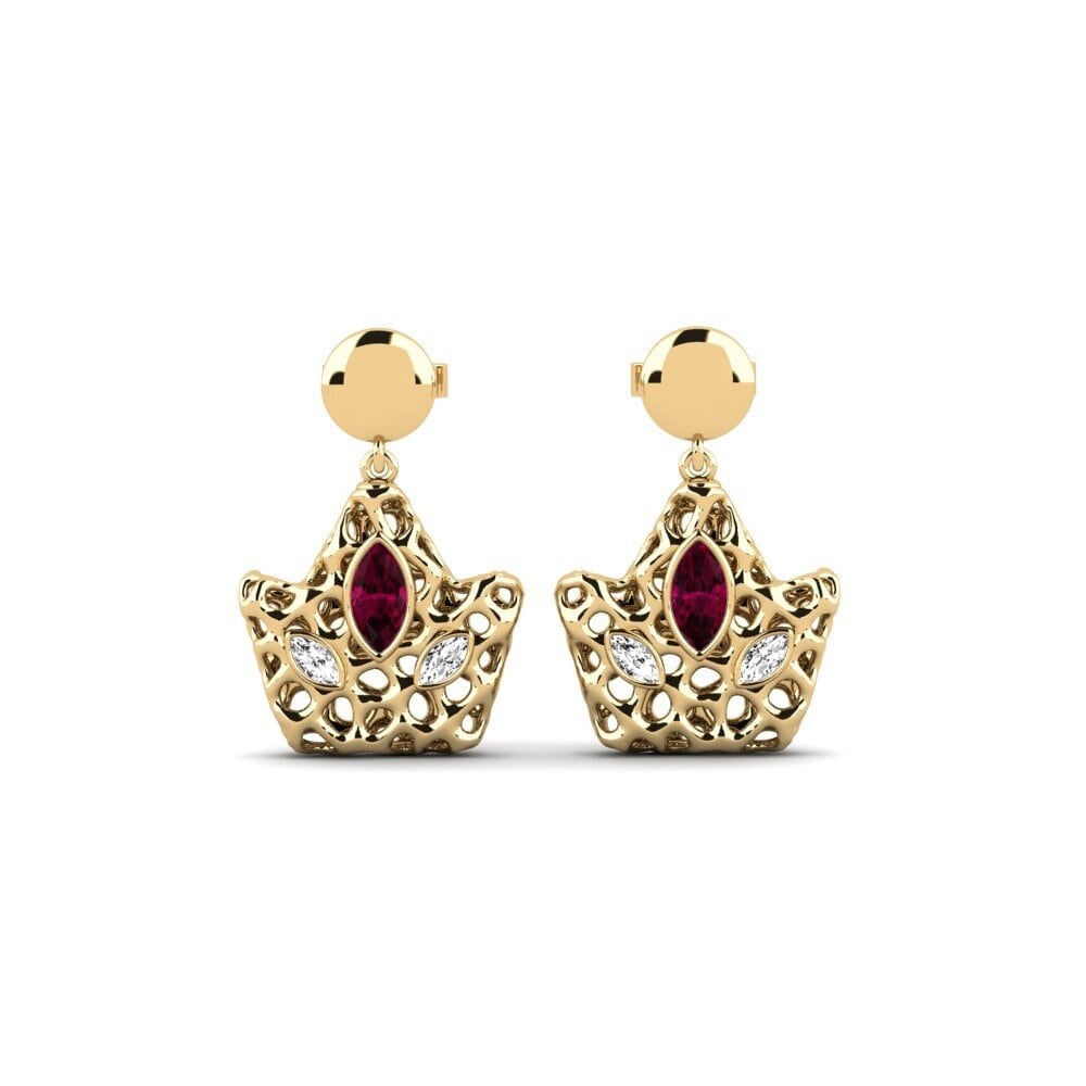 Marquise Rhodolite Garnet Women's Earring Danac