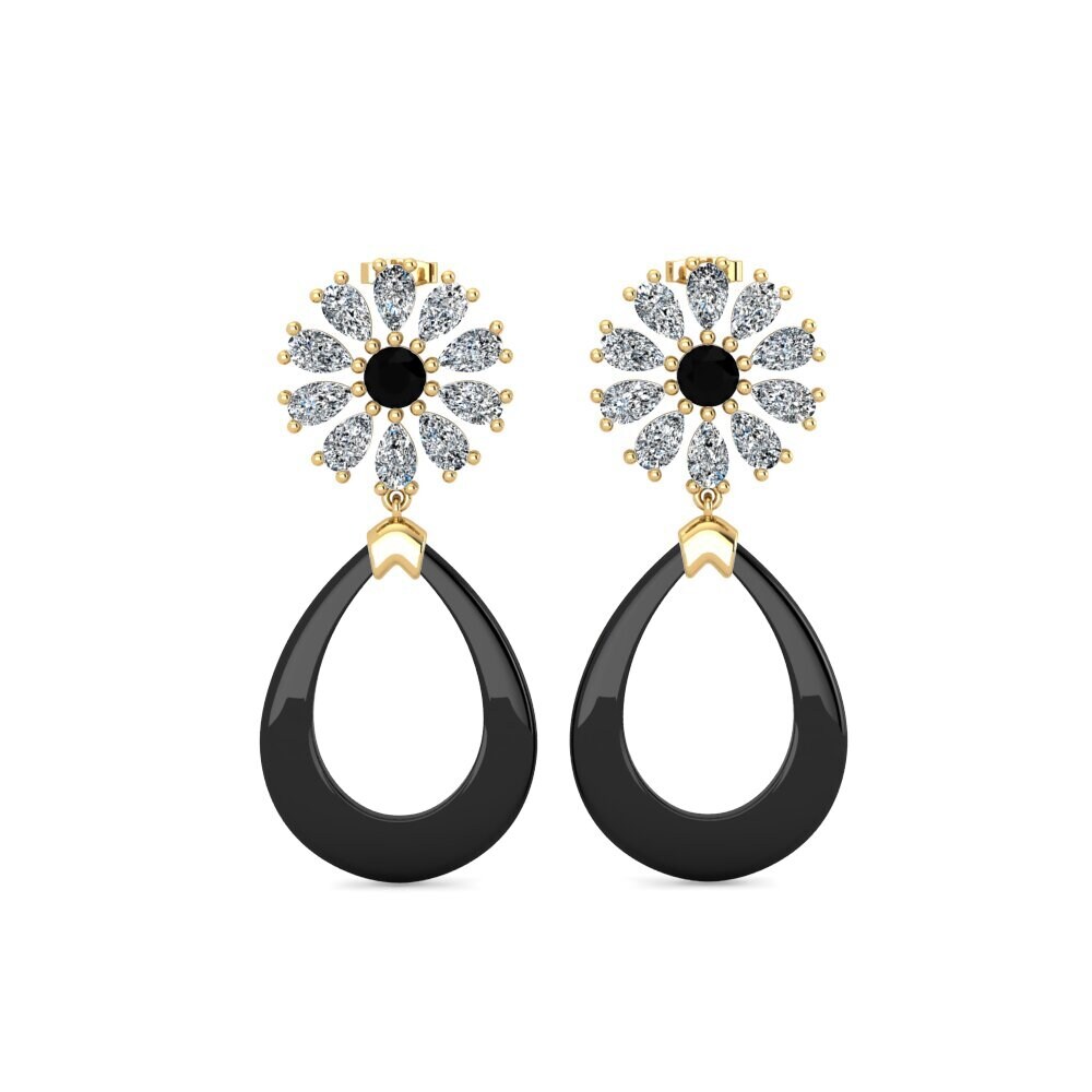 Black Onyx Women's Earring Dande