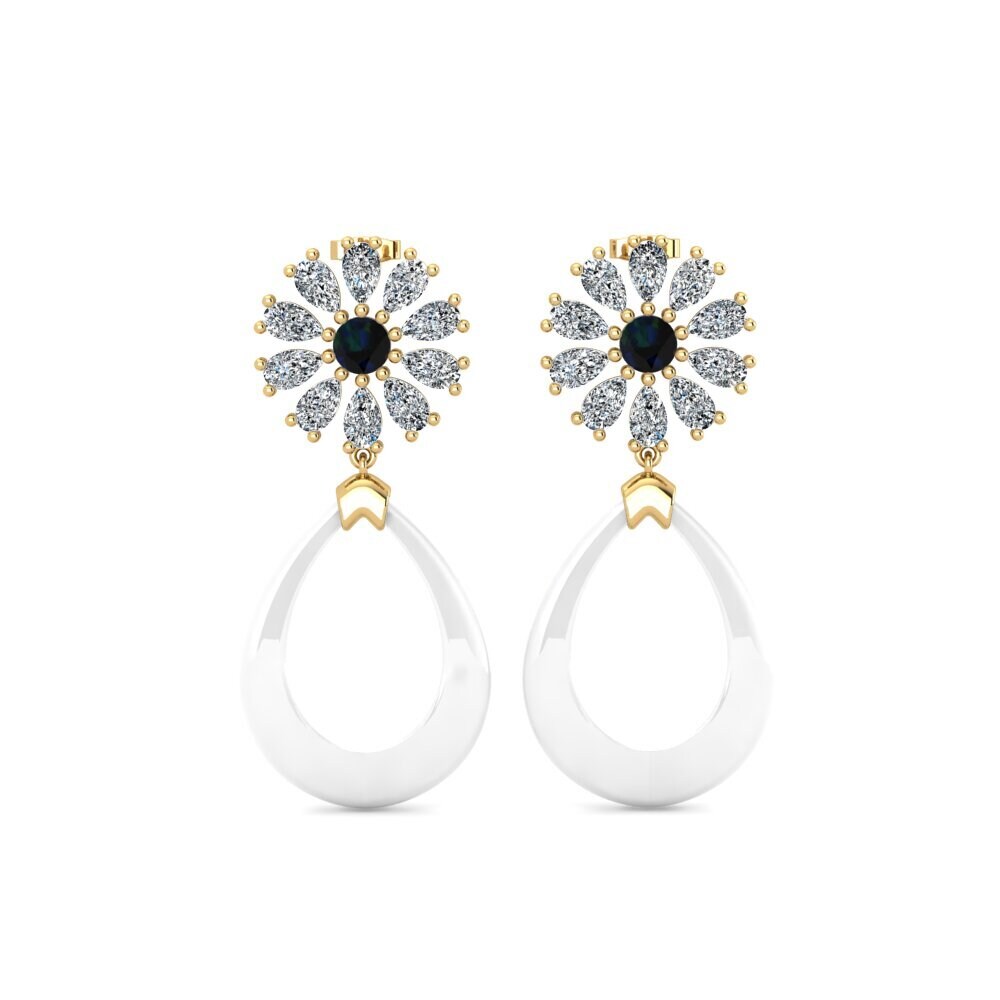 Black Opal Women's Earring Dande