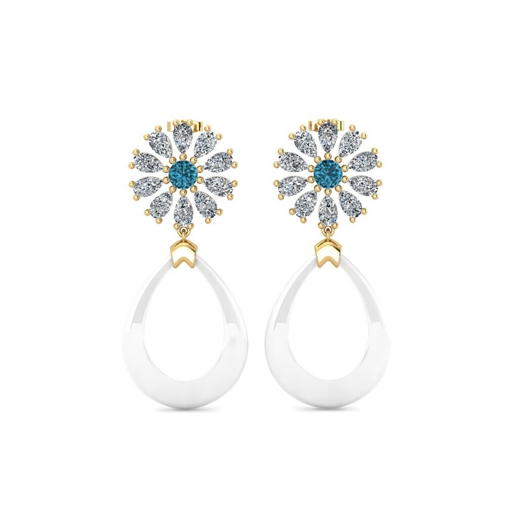 Blue Zircon Women's Earring Dande
