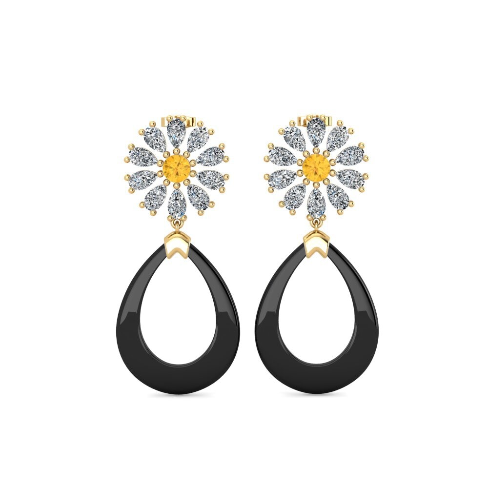 Citrine Women's Earring Dande