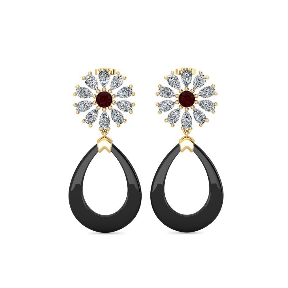 Garnet Women's Earring Dande