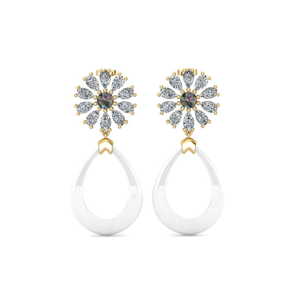 Mystic Topaz Women's Earring Dande