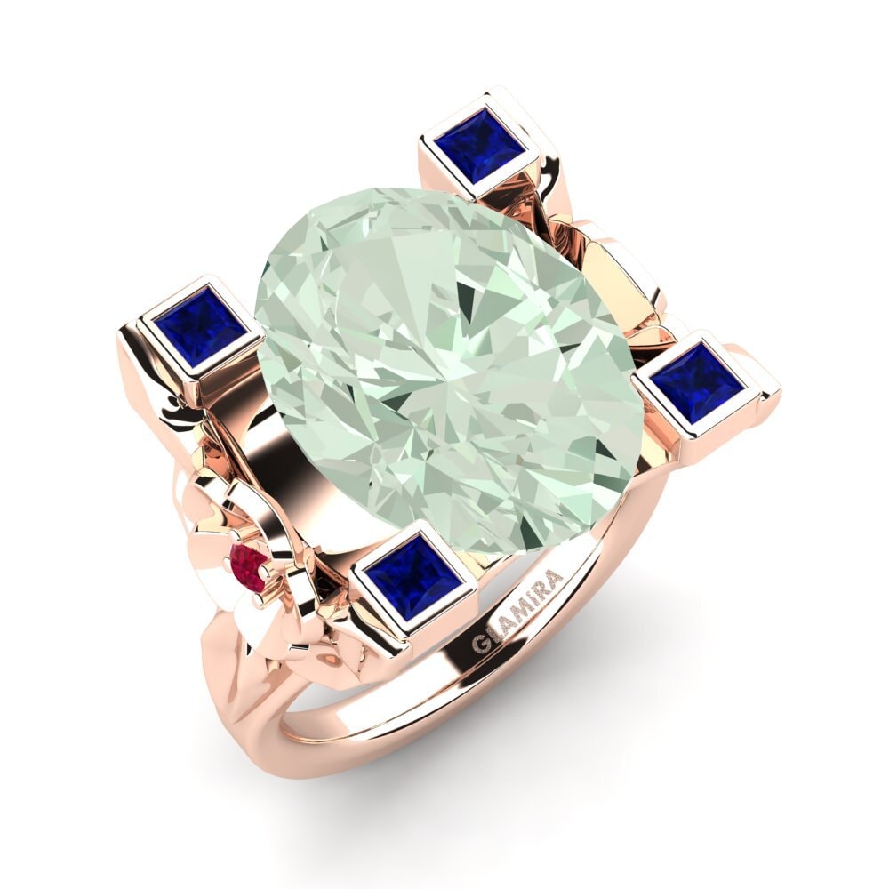 Green Amethyst Ring Danelle