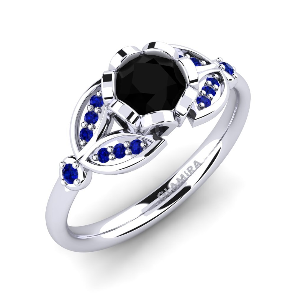 Black Sapphire Ring Danika