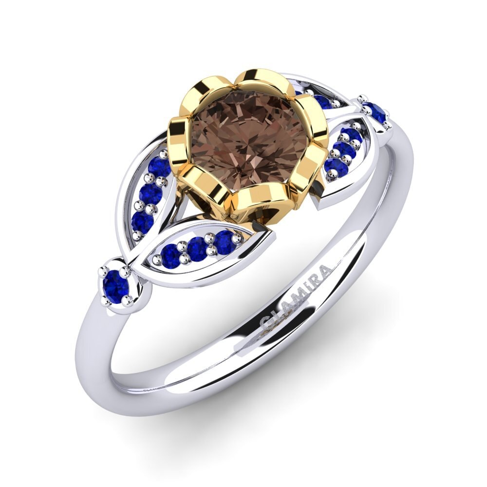 14ct White & Yellow Gold Ring Danika
