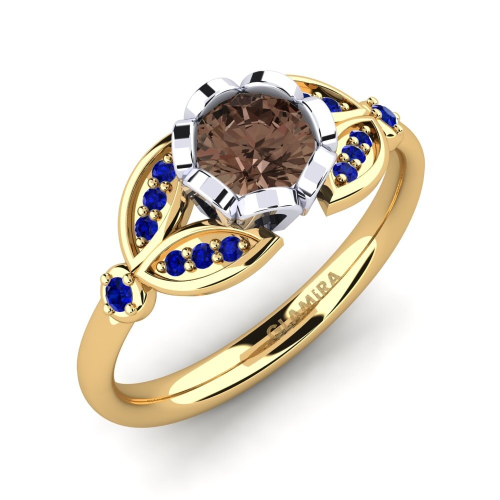 14ct Yellow & White Gold Ring Danika