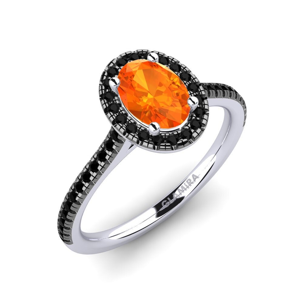 Turuncu Safir Kadın Yüzük Dannielle 0.66 crt
