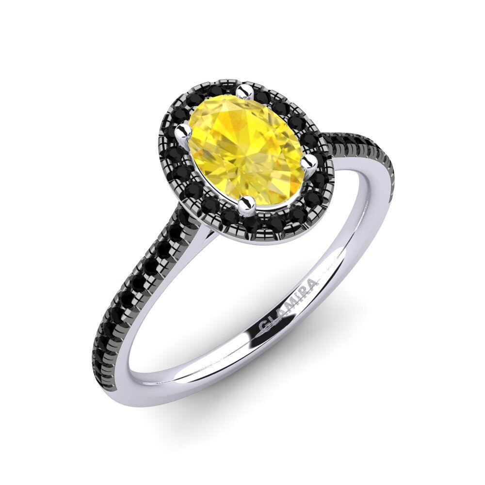 Sarı Safir Kadın Yüzük Dannielle 0.66 crt