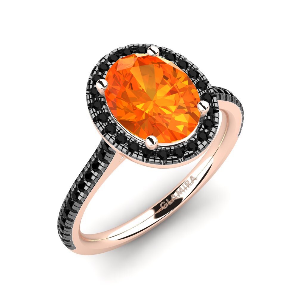 Turuncu Safir Kadın Yüzük Dannielle 1.62 crt