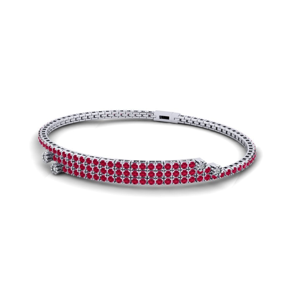 Rubin Damen armband Danube