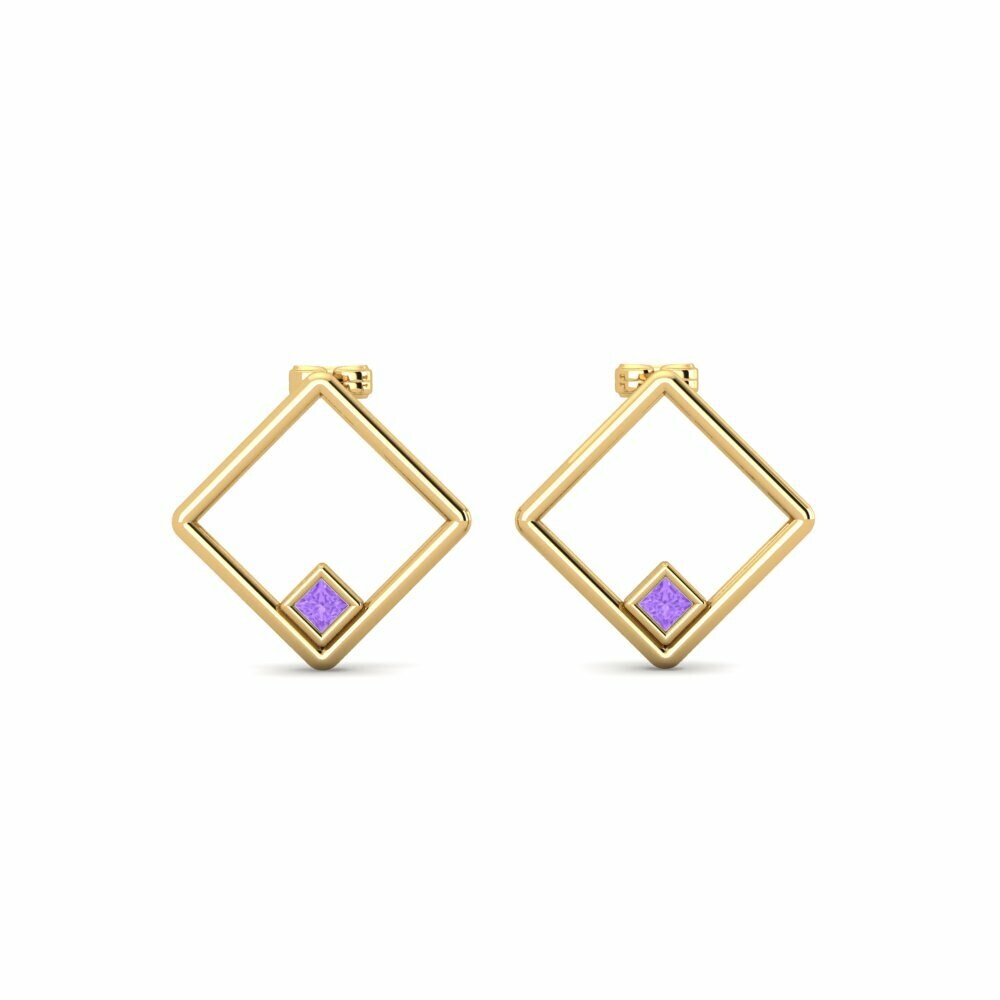 Amethyst Women's Earring Danusia