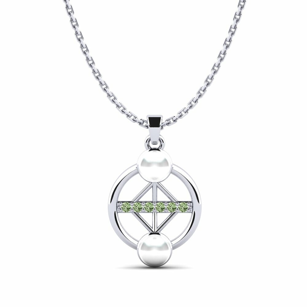 Diamante Verde Pingente Feminino Darinojis