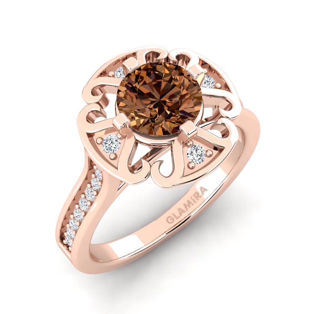 Brown Diamond Engagement Ring Darlia