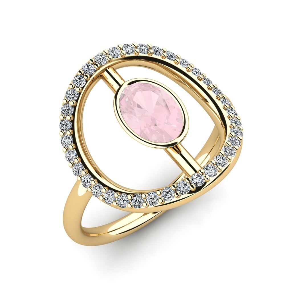 Rose Quartz Ring Darlik